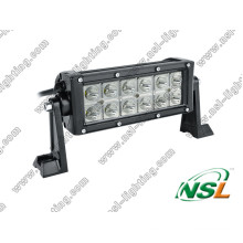 Barra de luz de trabalho LED CREE 36W de 7,5 polegadas desligada 4X4 LED Barra de luz